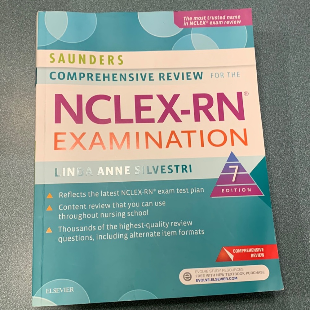 NCLEX- RN review book like new